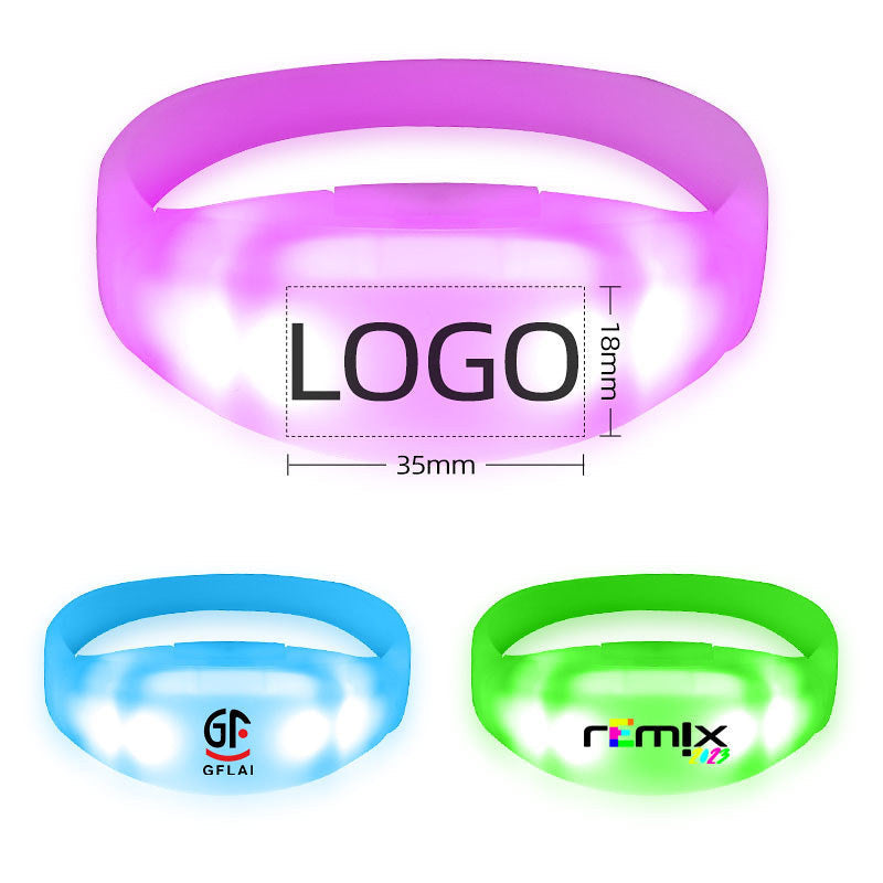 Concert And Music Festival Cheering Props LED Light-up Wristbands