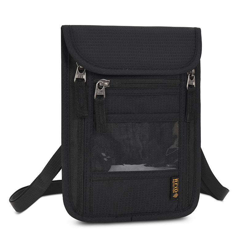 Multifunctional Passport Bag Ticket Clip Carrying Case Large Capacity