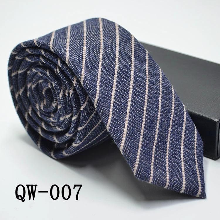 Men's Super Narrow Wool-like Elegant Tie