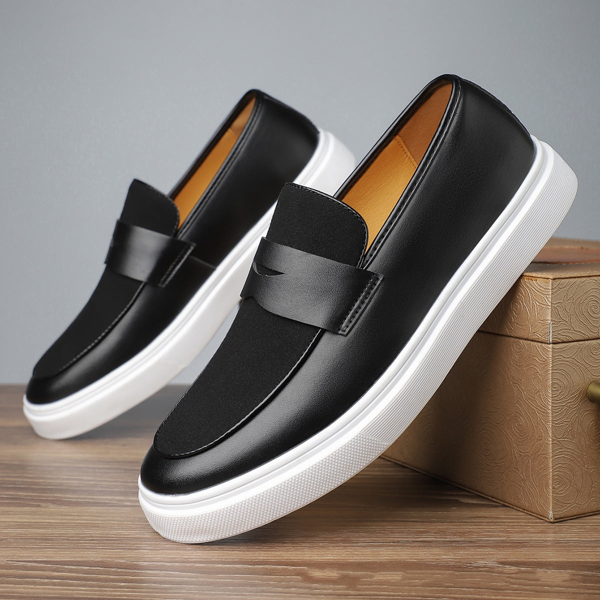 Men's Slip-on Gommino British Style Casual Flats