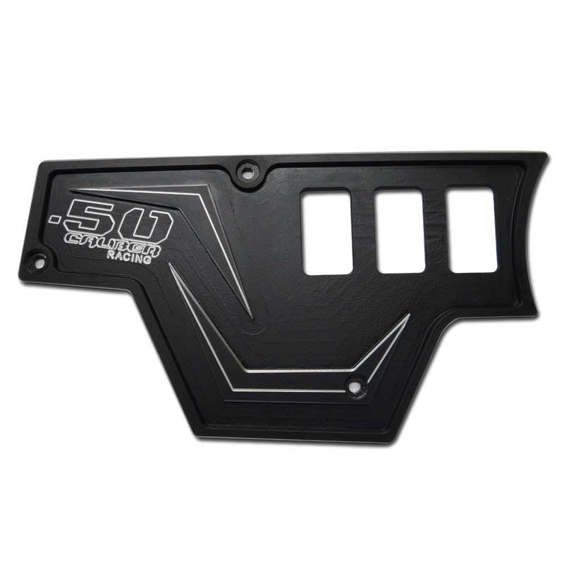 2pc XP1000 6 Switch Dash Panel w/ Switches Black