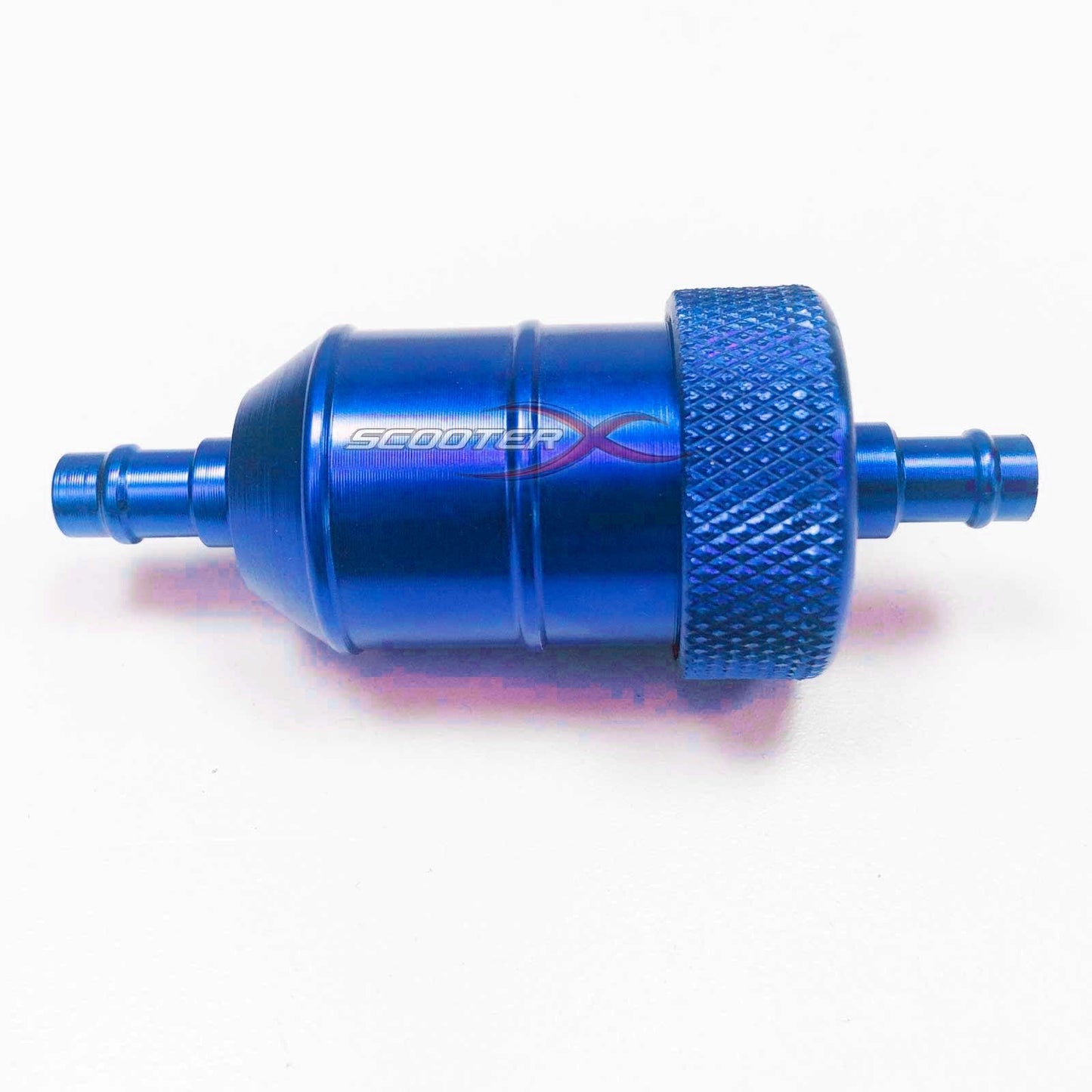 Aluminum Inline Fuel Filter 1/4" Flanges