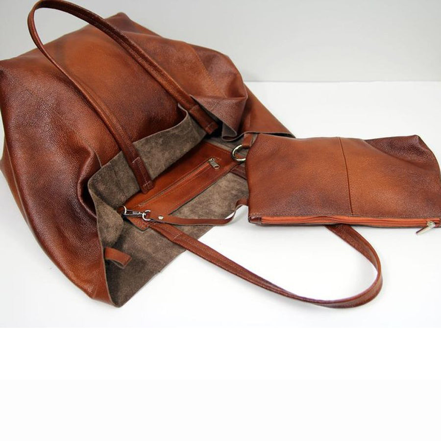 Women's Large Soft Slouchy Tote Bag Handbag
