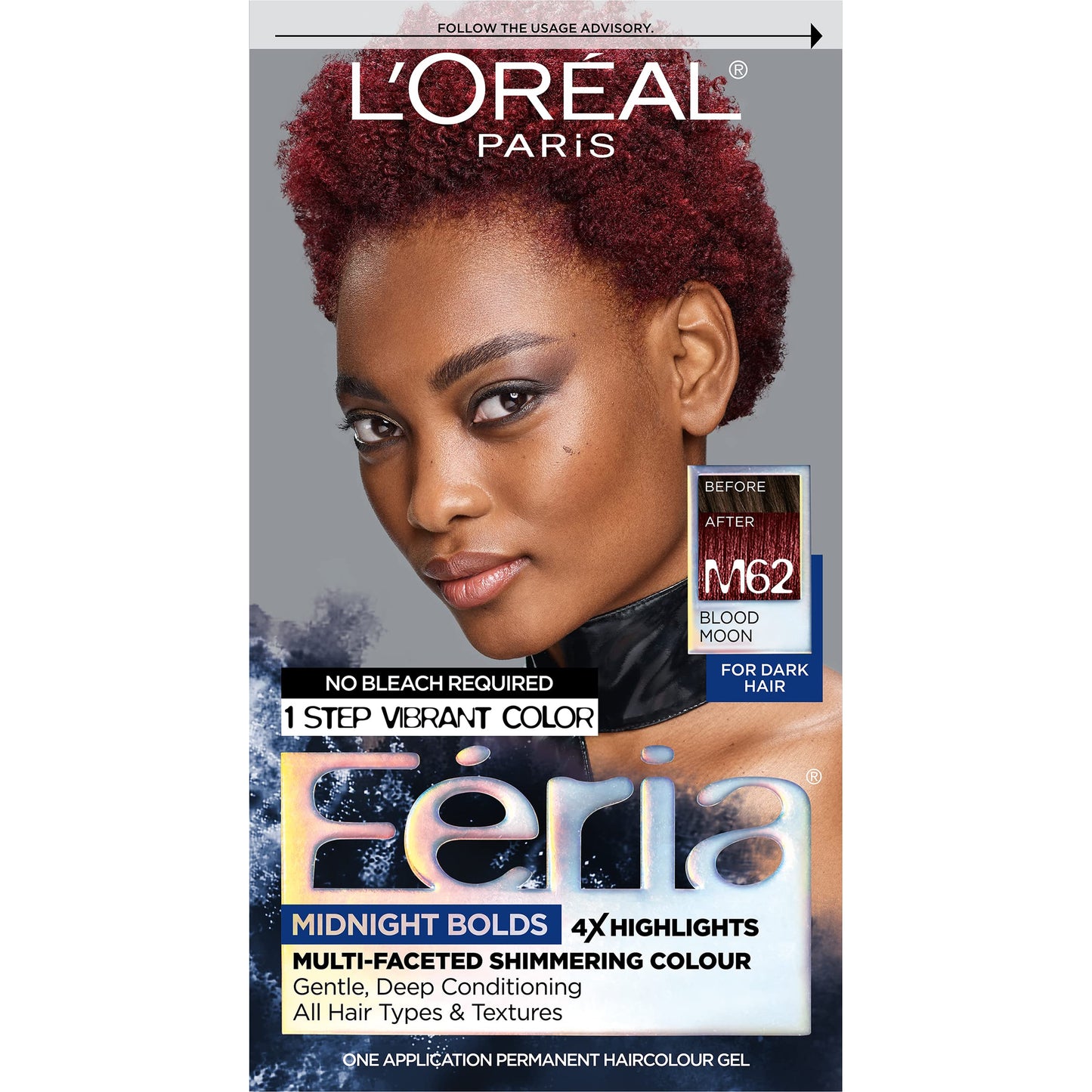 Feria Midnight Bold Multi-Faceted Permanent Hair Colour