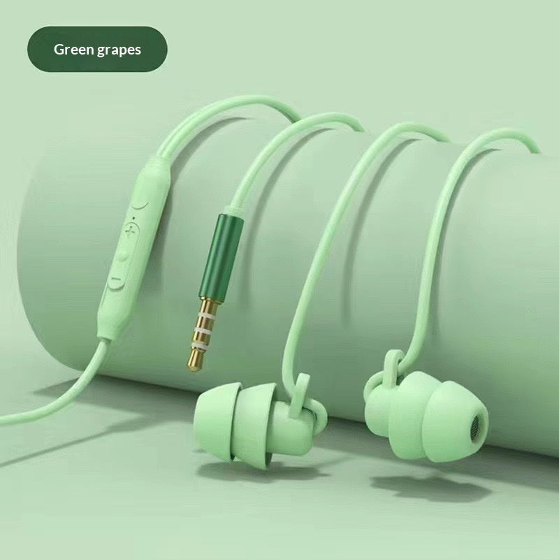 Wired In-ear Sleep Headphones For Noise Isolation, Suitable For Side Sleeping