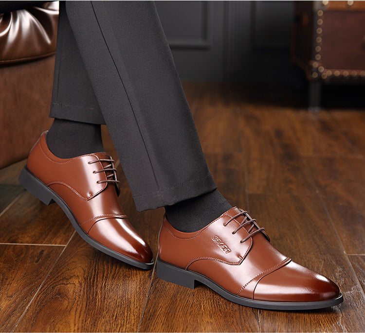 Men's Casual Formal Business Lace-Up Flats