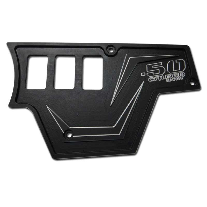 2pc XP1000 6 Switch Dash Panel w/ Switches Black