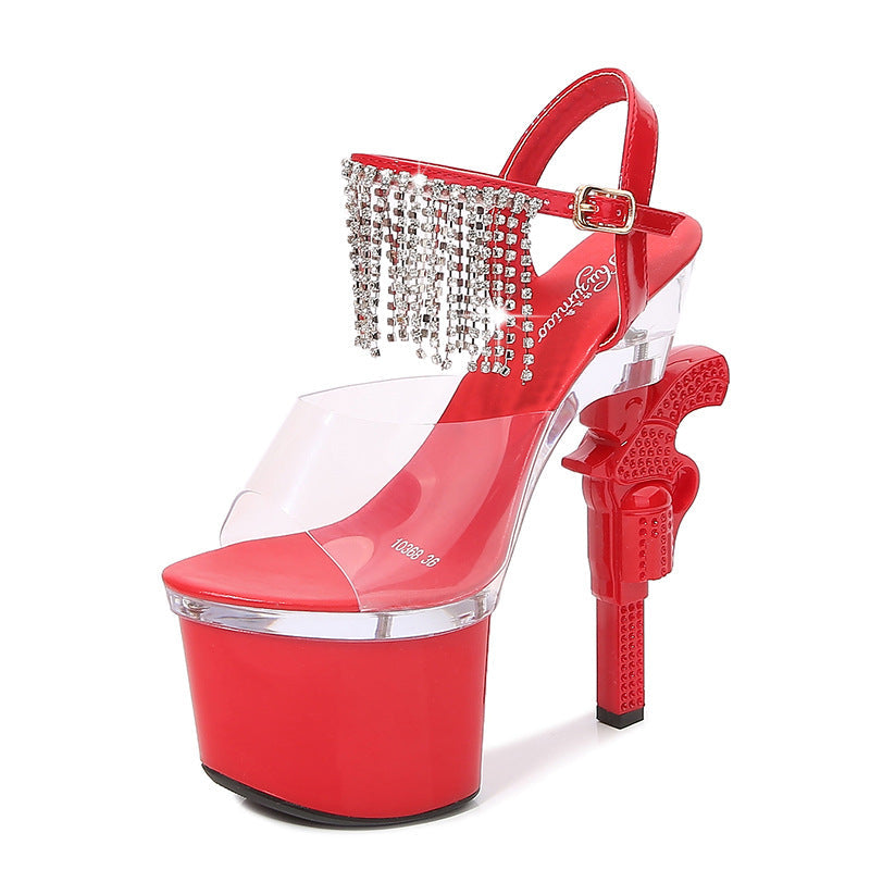 Muffin Sandals Super High Heels