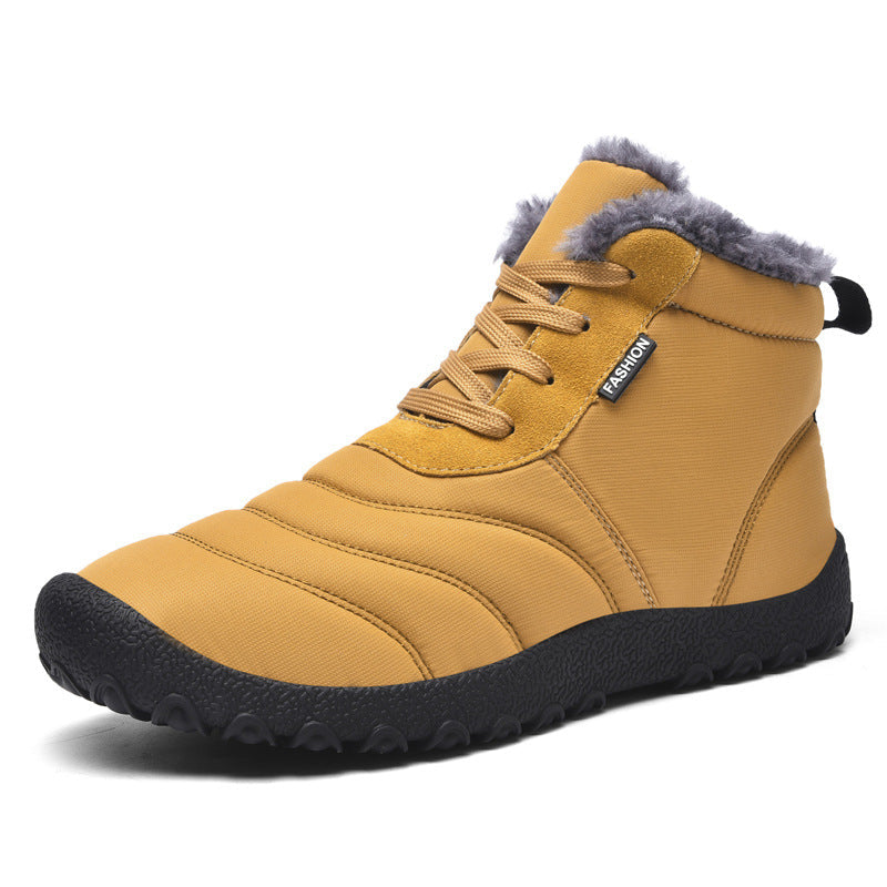 Fleece-Lined Casual Snow Boots