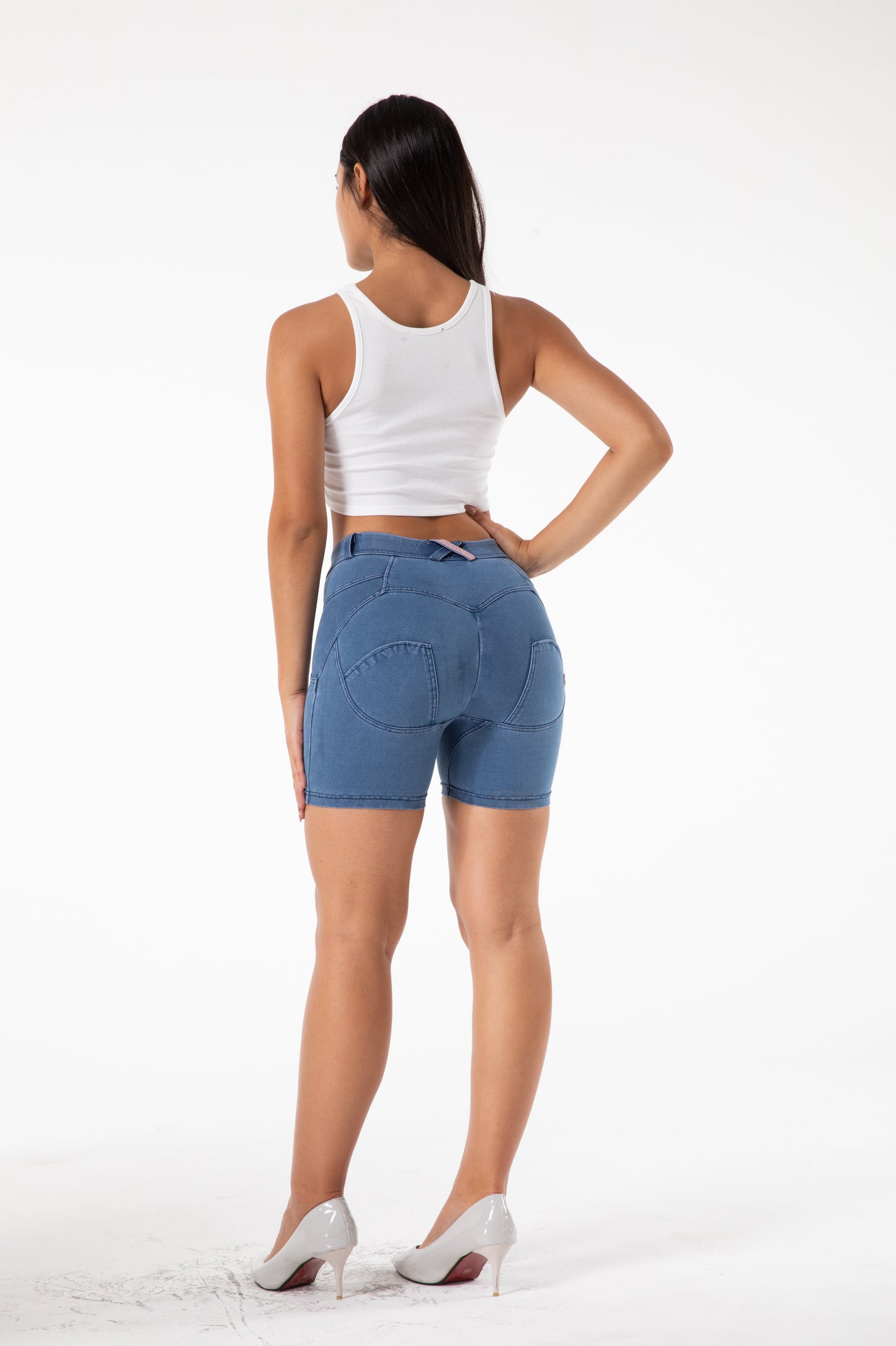 Pantalones Cortos de Gimnasio para Mujer Scrunch Butt Lift – Ajuste de Compresión Push-Up