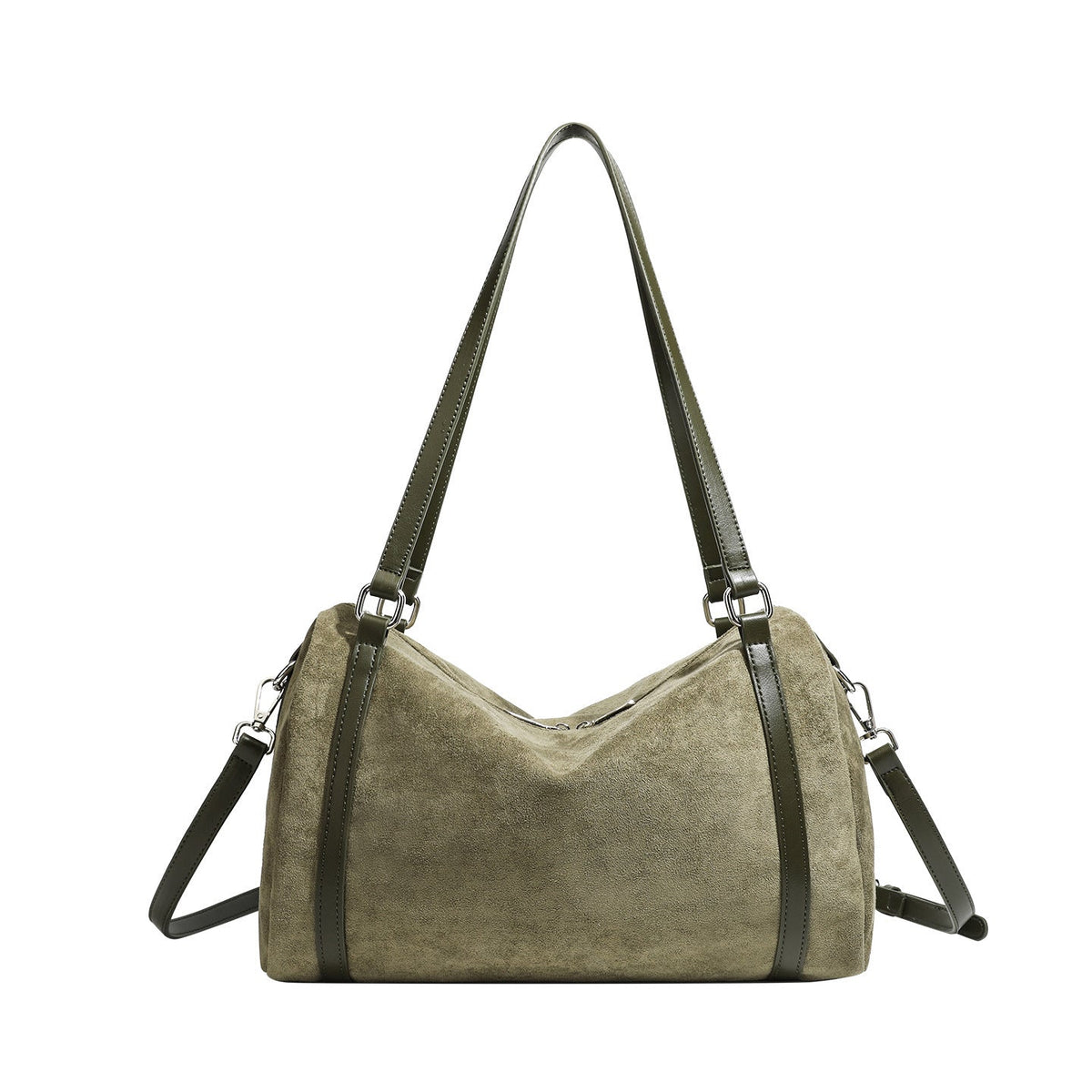 Retro Suede Tote Bag Womens Large-Capacity Crossbody Bag
