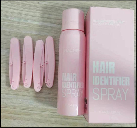 Juego de spray identificador de vello para el afeitado facial, spray hidratante para dermaplaning para el afeitado facial, cuidado de la piel