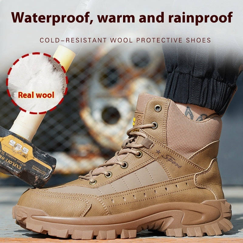 Men's Wool Protective Mid-Top Shoes