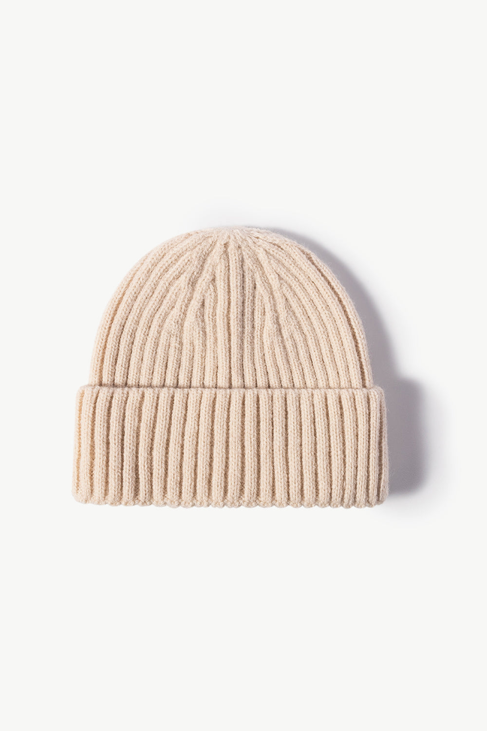 Gorro de punto de canalé