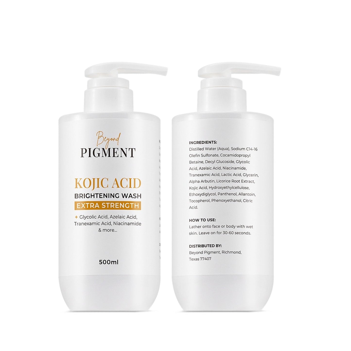 Kojic Acid Brightening Wash – Extra Strength