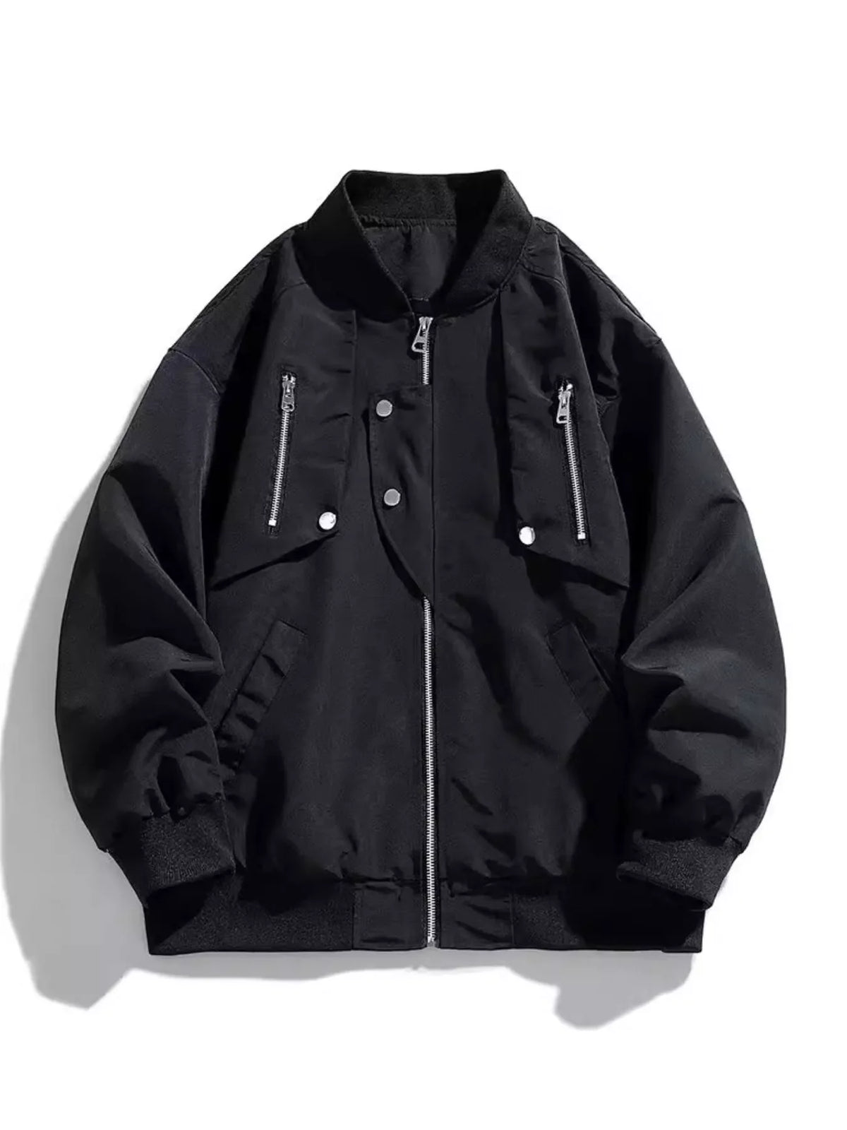 Men's Plus Size Casual Lightweight Bomber Jacket