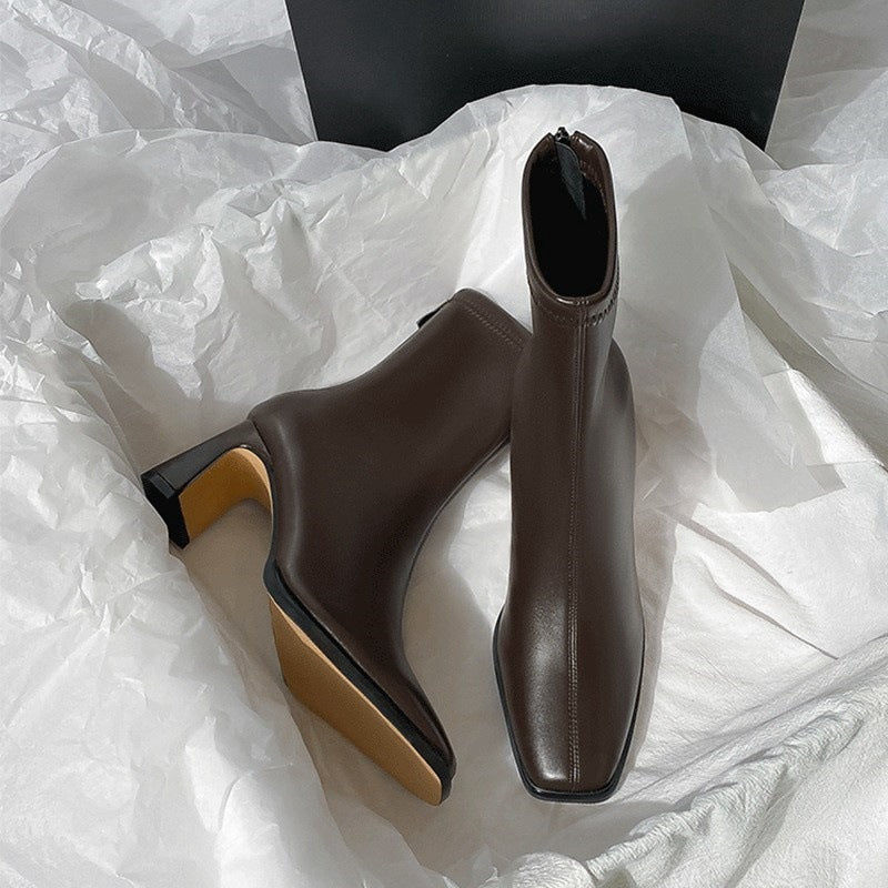 Women's Brushed Short Boots