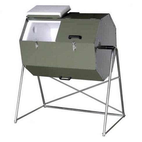 Compostador giratorio de 70 galones