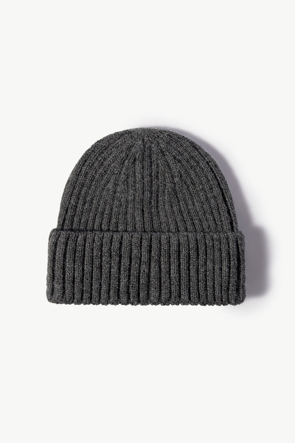 Gorro de punto de canalé