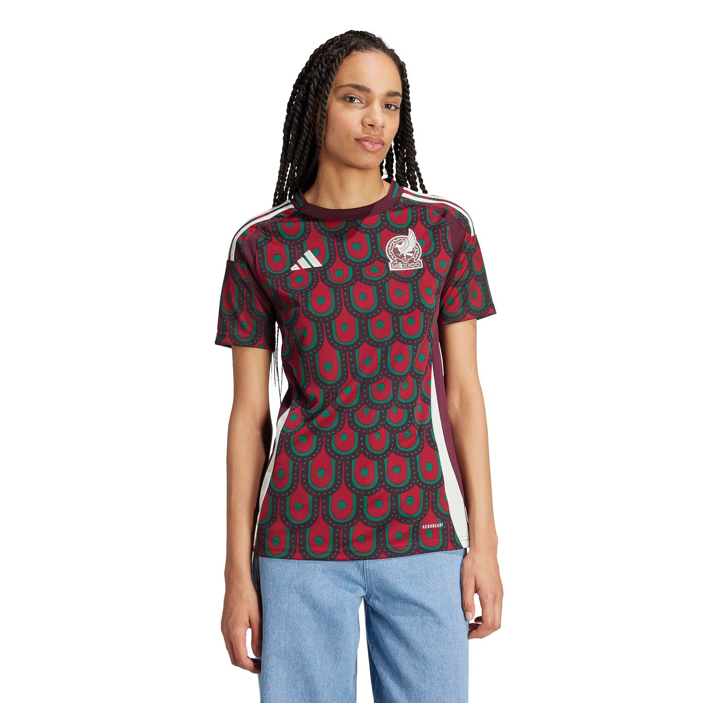adidas Womens Mexico 24 Home Jersey Multicolor X-Small