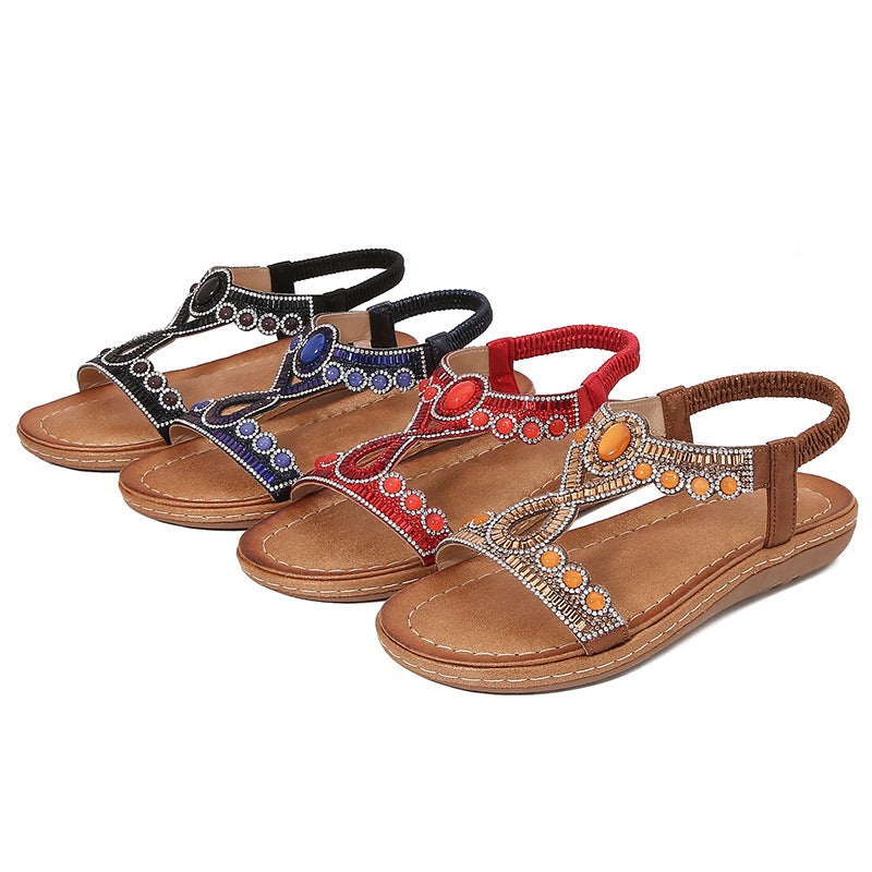 Women's Frosted Bohemian Sandals