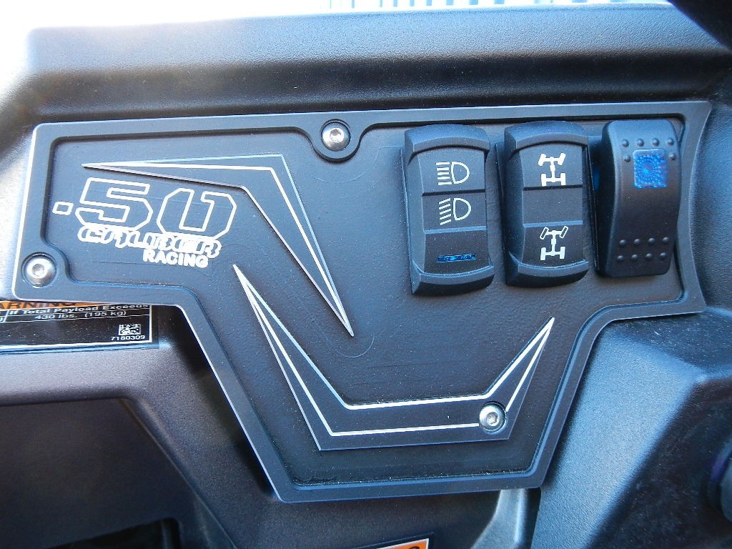 XP 1000 6 Switch Dash Panel (Only) Black