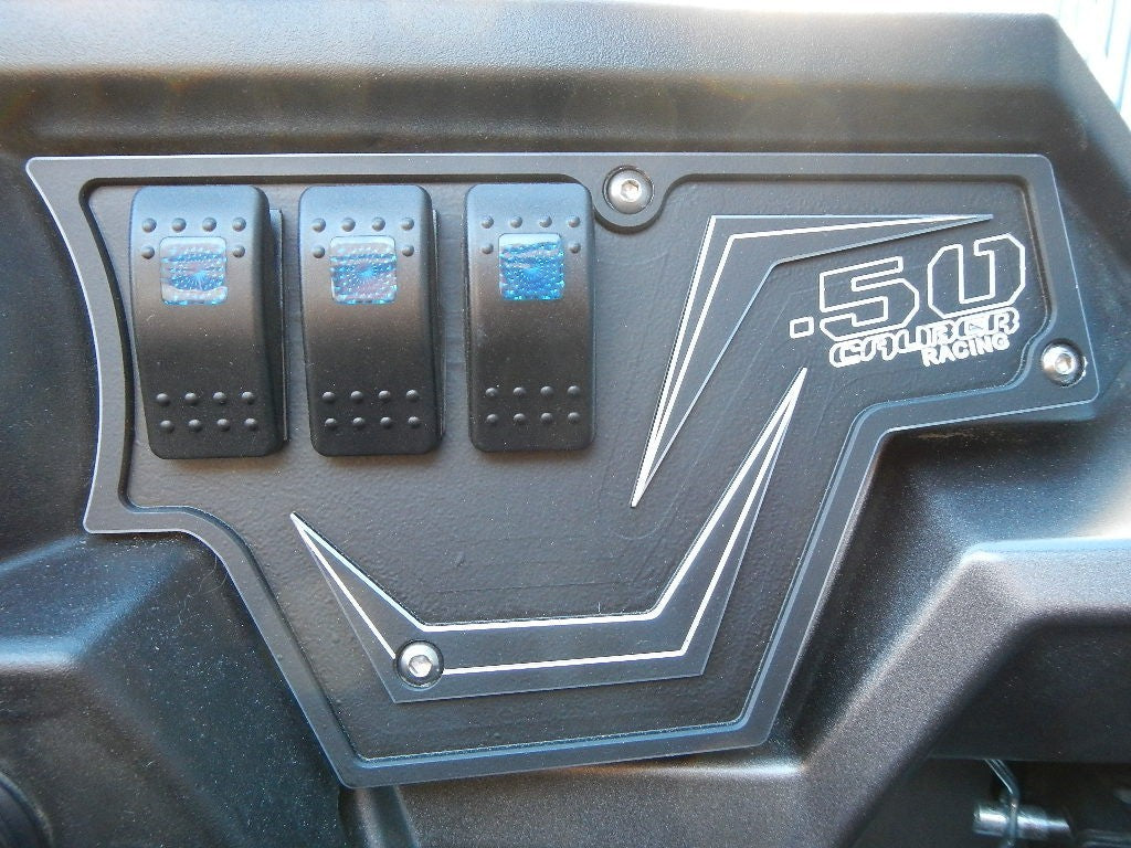 XP 1000 6 Switch Dash Panel (Only) Black