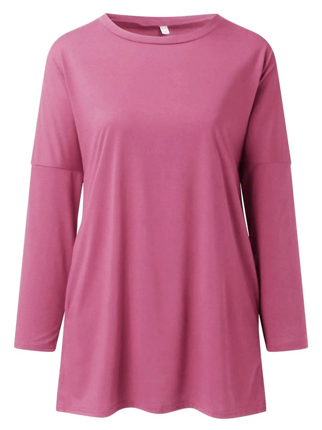 T-Shirts Trendsi Pocketed long sleeve tee - chic style