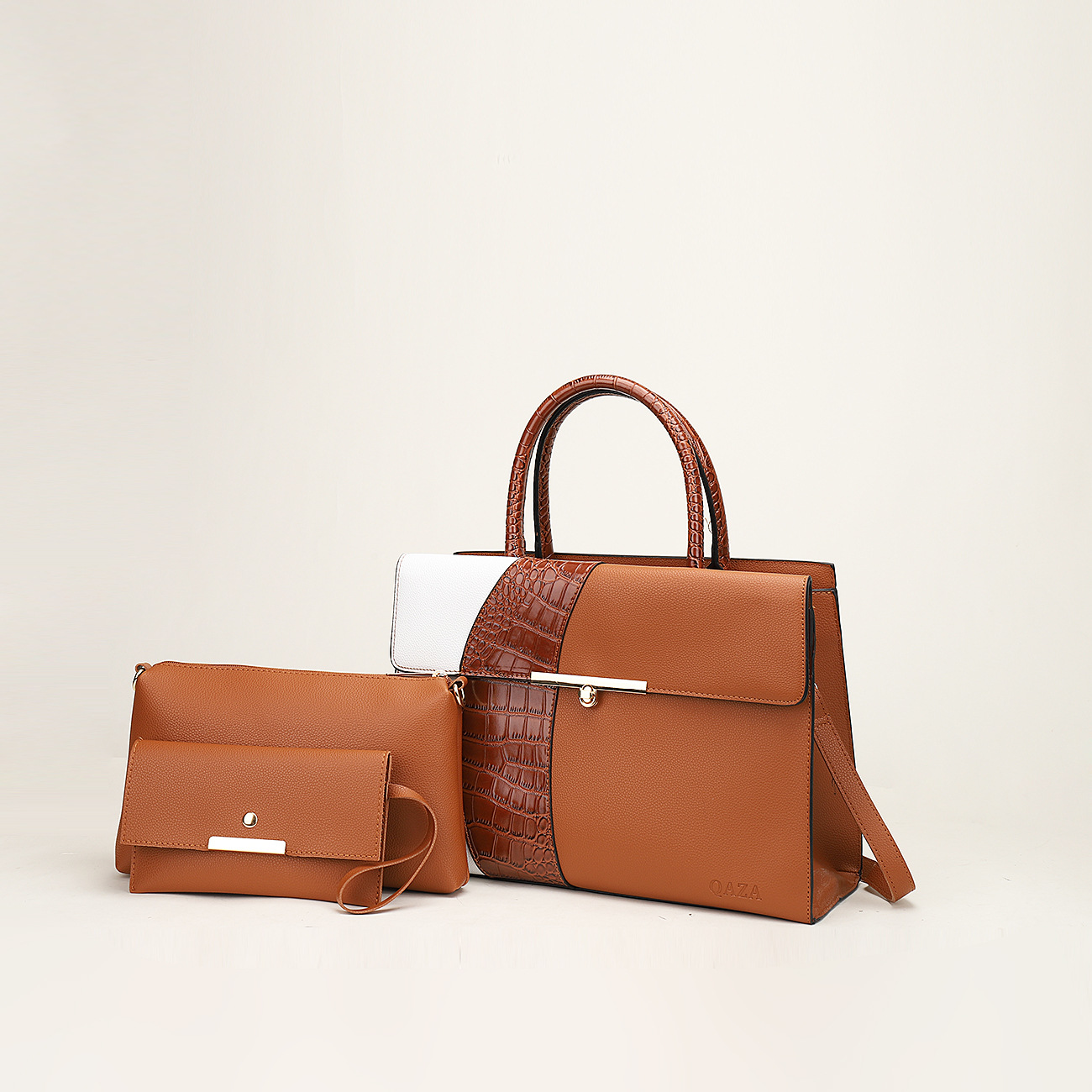 Winter New Color Contrast 3-Piece Mother Bag Set
