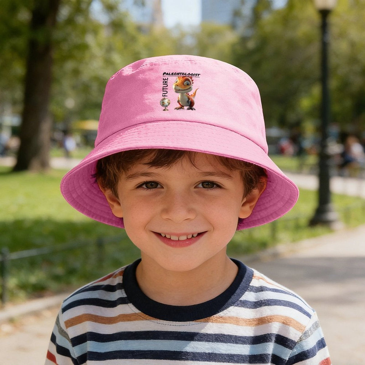 Future Paleontologist Dinosaur Design Kid's Bucket Hat | Ships from USA