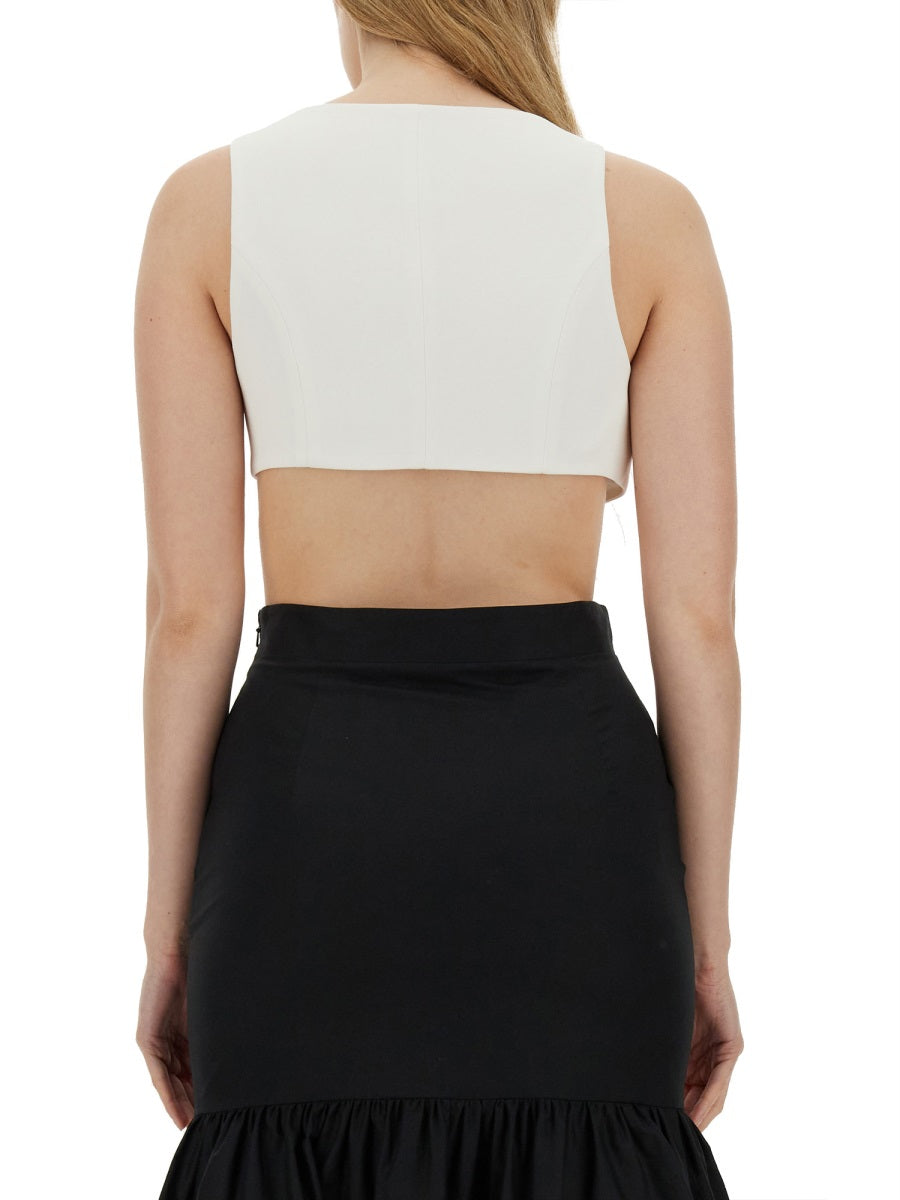 Moschino Women Vests With Rose.