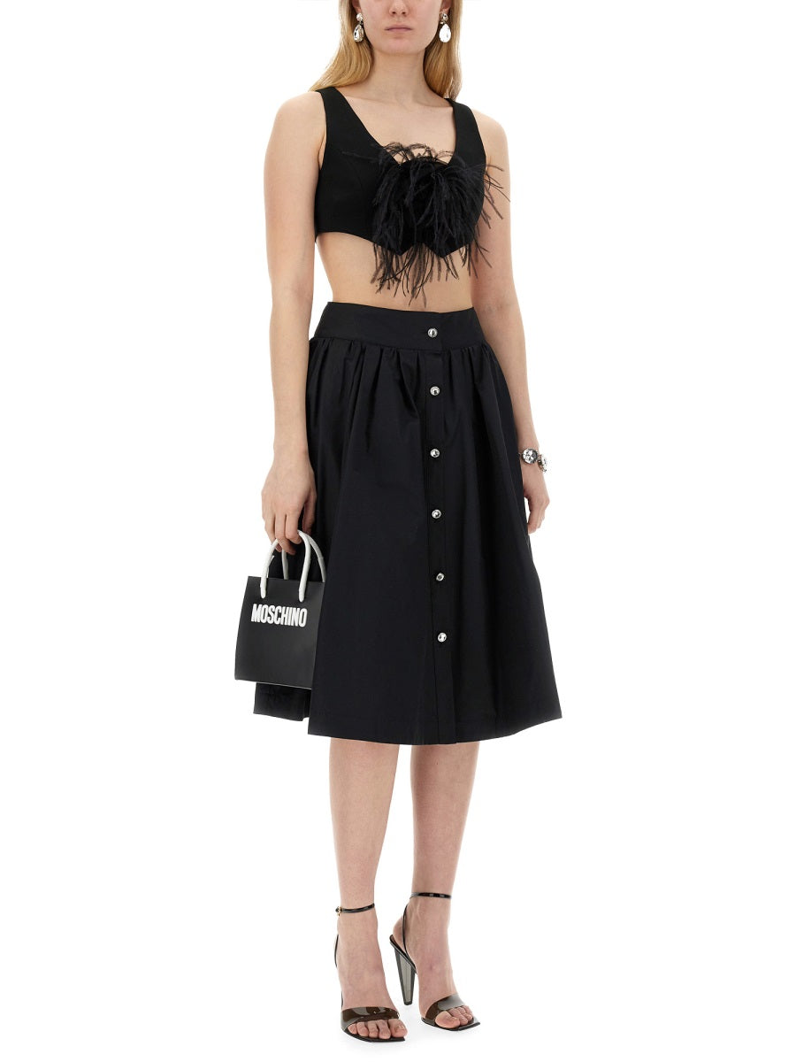 Moschino Women Vests With Rose.