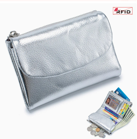 Women's Short Wallet with Soft Slouchy Shape