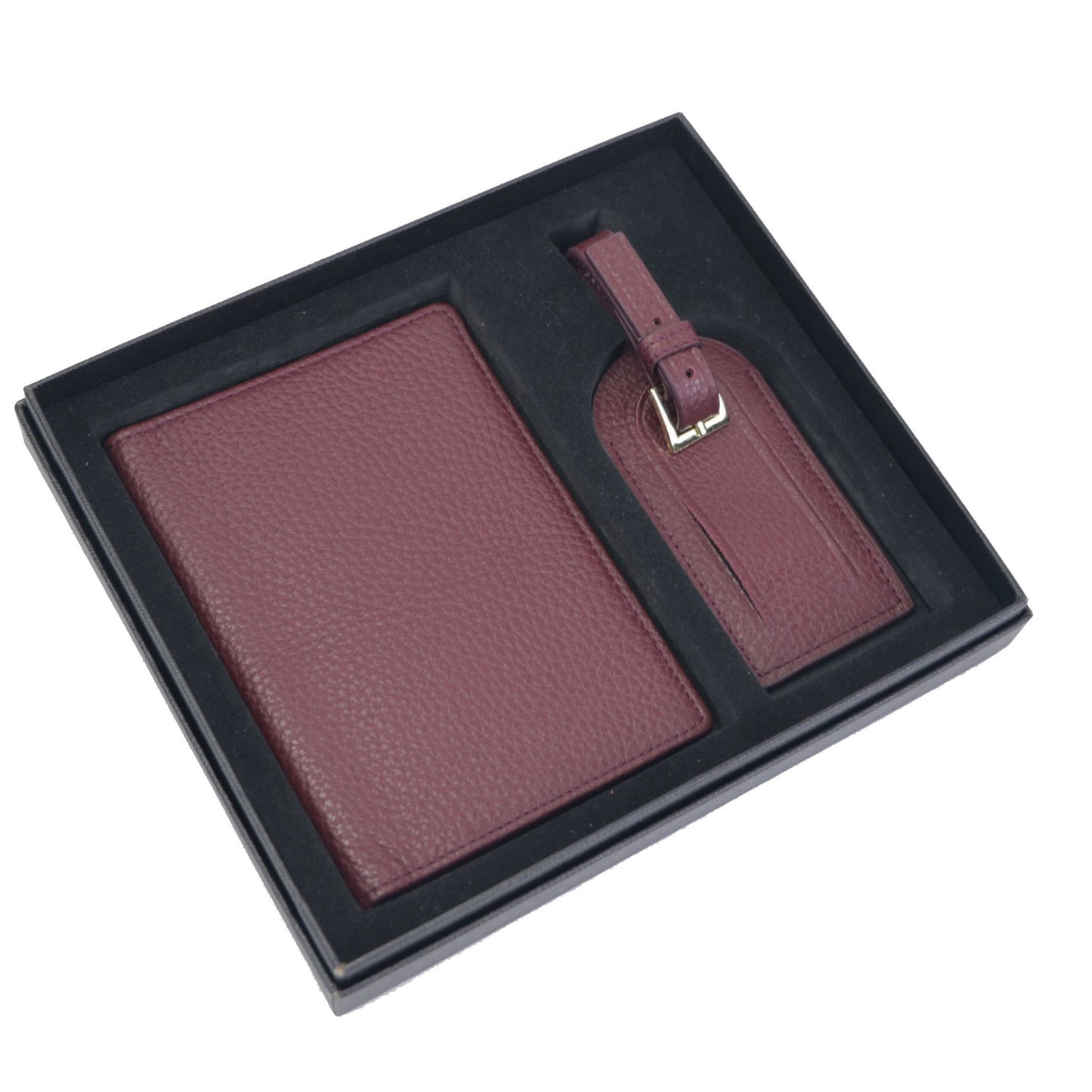 First Layer Cowhide Simple And Portable Vaccine Certificate Passport Holder