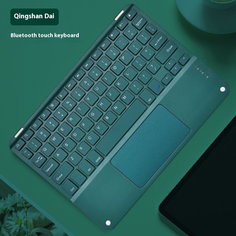 Square Hat Touch Bluetooth Wireless Charging Keyboard