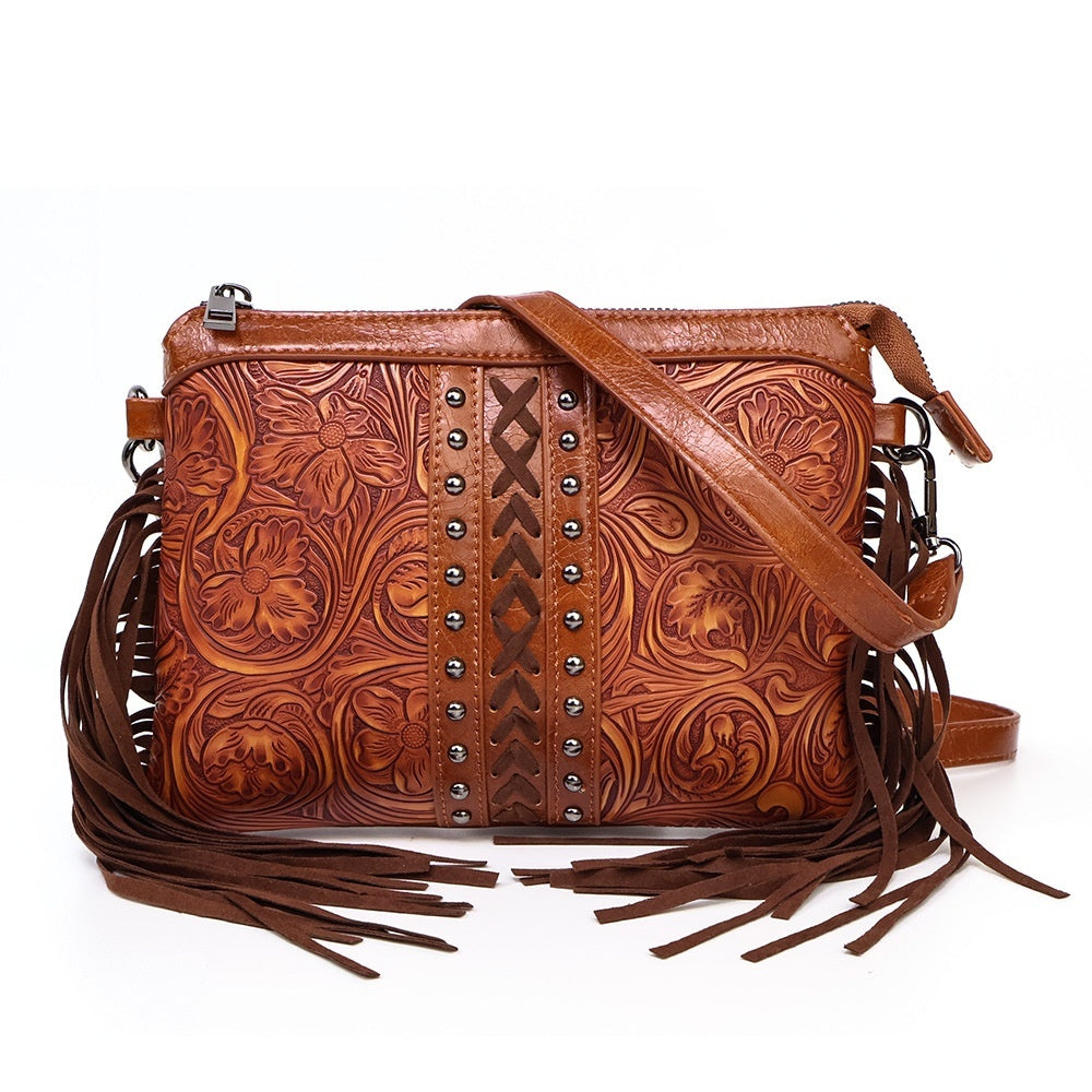 Women's Bohemian Tassel Crossbody Bag