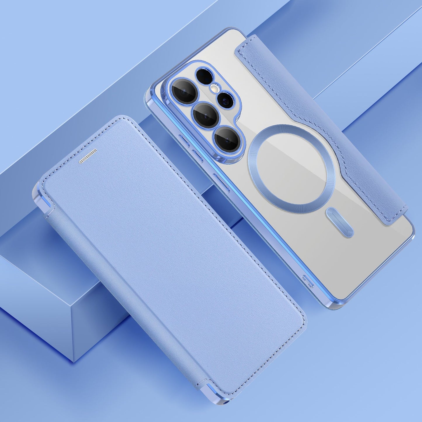 Magnetic Flip Leather Case Drop Proof Protective Phone Case