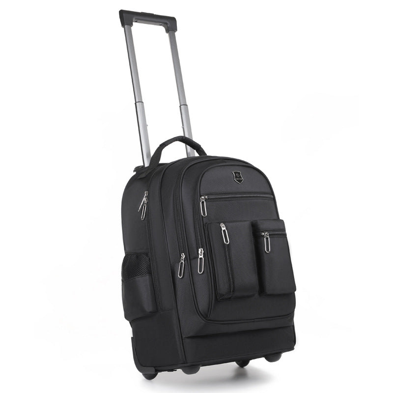 Unisex Trolley Backpack Ultra-light Trolley Bag Travel Bag