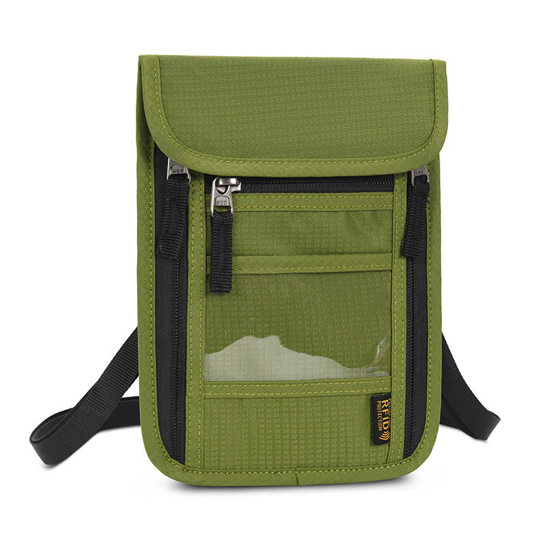 Multifunctional Passport Bag Ticket Clip Carrying Case Large Capacity