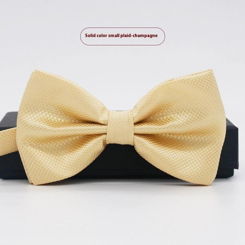 Men's Solid Color Bow Tie