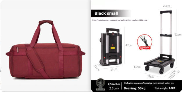 Multifunctional Travel Bag Women's Simple Large Capacity Sport Fitness Bag