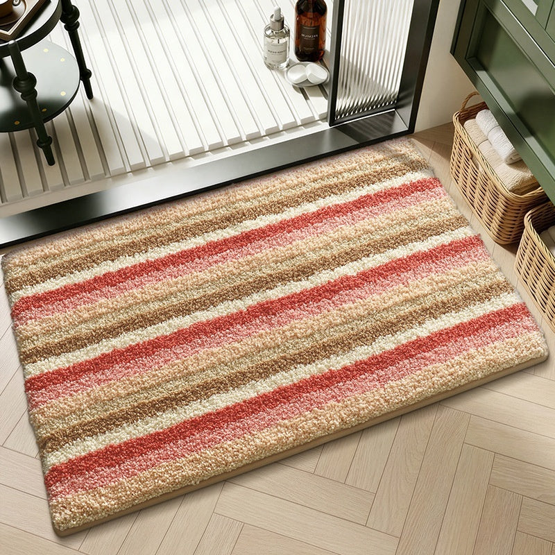 Water-absorbent Non-slip Geometric Lattice Floor Mat