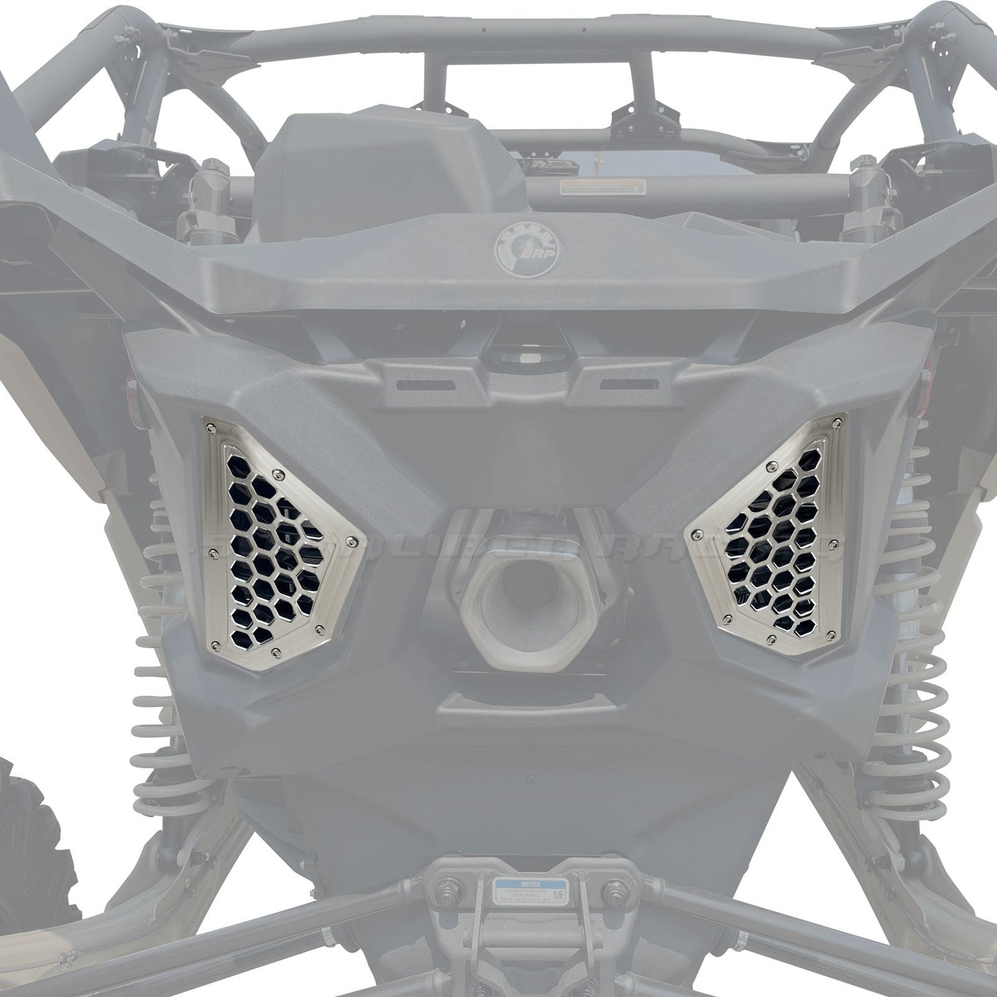 Billet Rear Grille Bezels Can Am X3 2 and 4 seat models