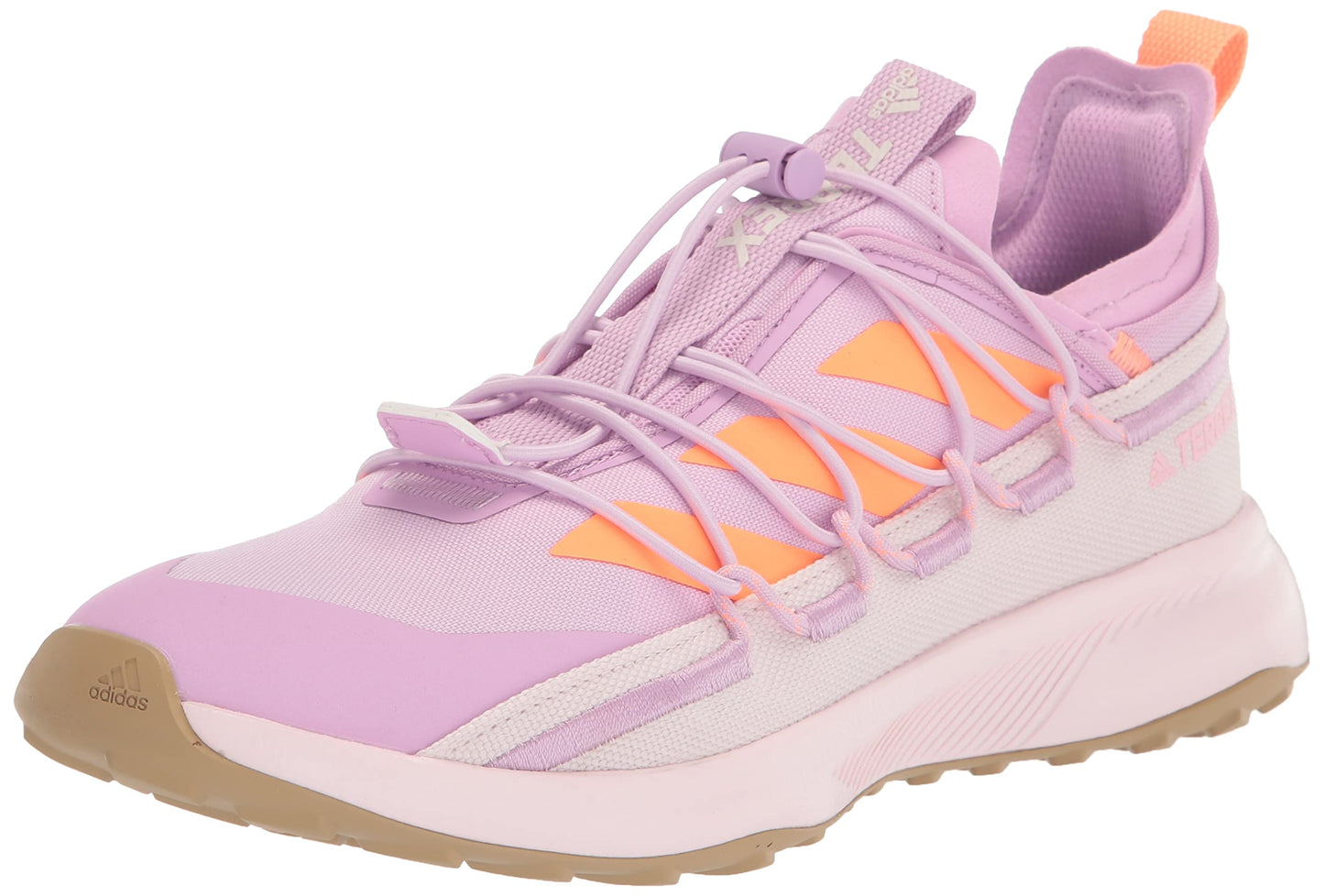 adidas Womens Terrex Voyager 21 Trail Running Shoe Bliss Lilac/Beam Orange/Almost Pink 5.5