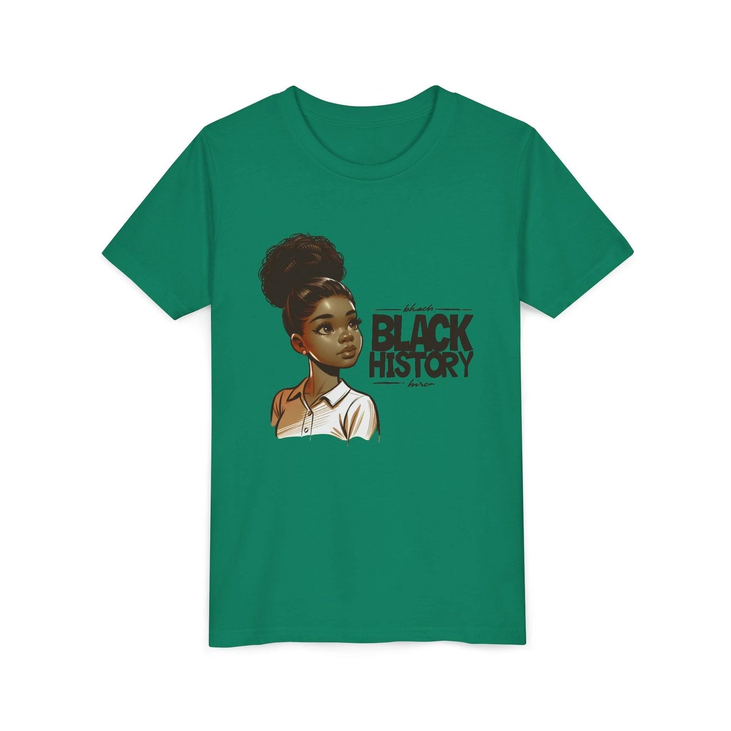 Youth Short Sleeve Tee for Black History Month, Celebrate Diversity, Kids' Education Shirt, Cultural Awareness Tee, Gift for Young Scholars