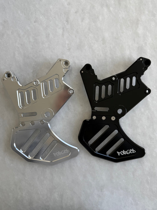 Soporte de pinza doble de E-Moto de metal con protector de disco