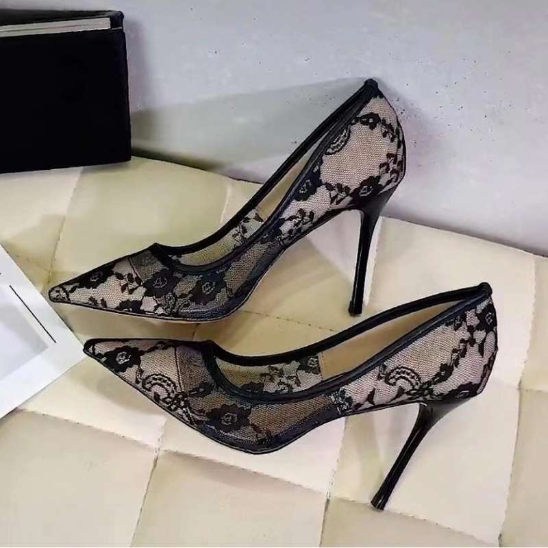 Women's Lace Stiletto Heels