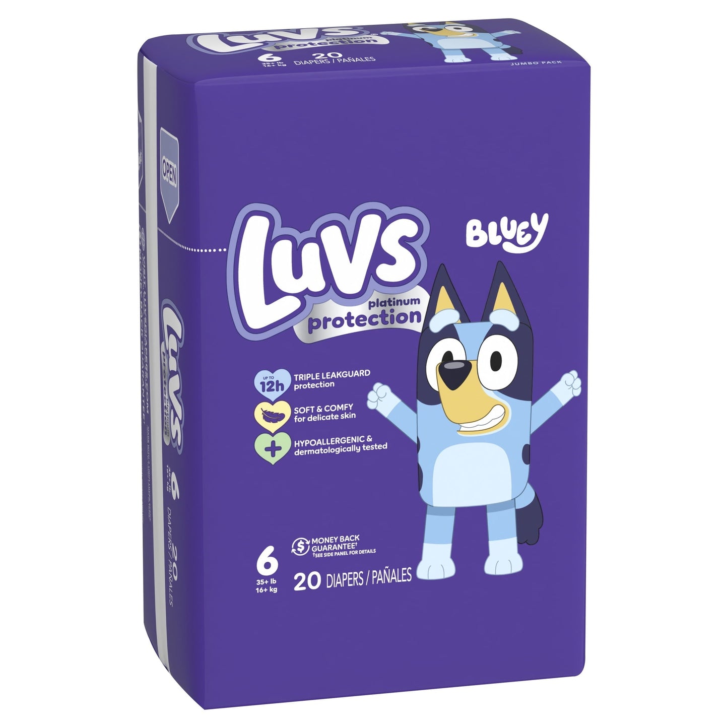 Luvs Platinum Protection Baby Diapers Size 6, 20 Count