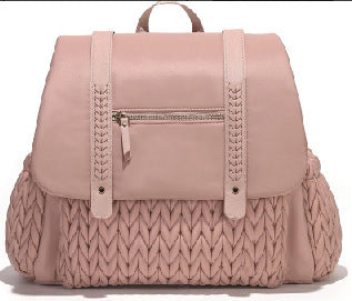 Large-Capacity Stylish Insulated Quilted Mommy Backpack For Outdoor Travel