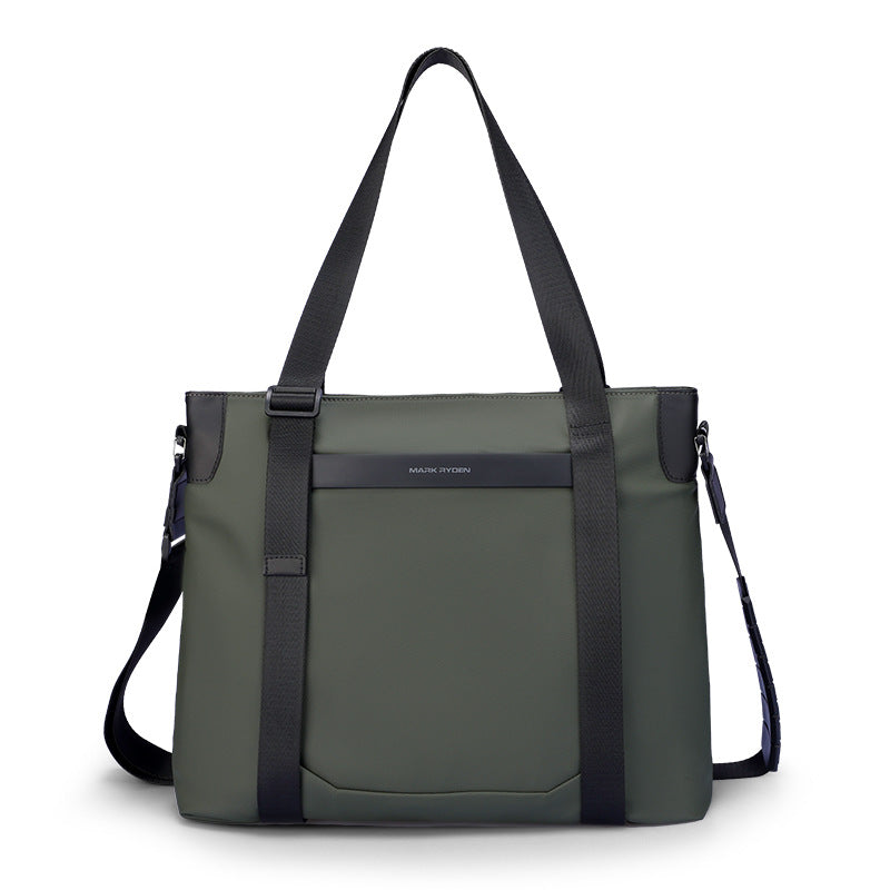 Men's Large Capacity Layered Shoulder Messenger Bag
